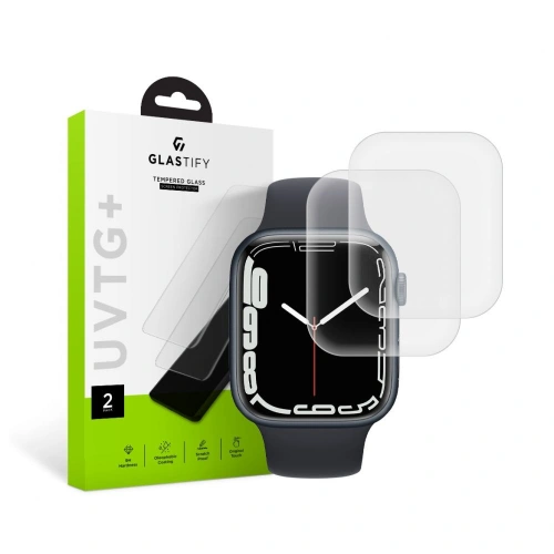 Kup Szkło hartowane Glastify UVTG+ Apple Watch 4/5/6/7/8/9/SE 44/45mm [2 PACK] - GST010 - {ean13} - Sklep Home Screen
