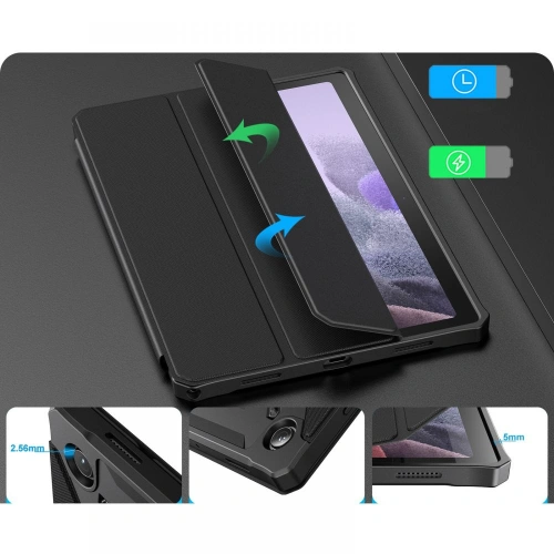 Kup Etui Infiland Rugged Folio Samsung Galaxy Tab A8 10.5 Negru - INF024BLK - {ean13} - Sklep Home Screen