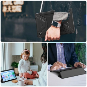 Kup Etui Infiland Rugged Folio Samsung Galaxy Tab A8 10.5 Negru - INF024BLK - {ean13} - Sklep Home Screen