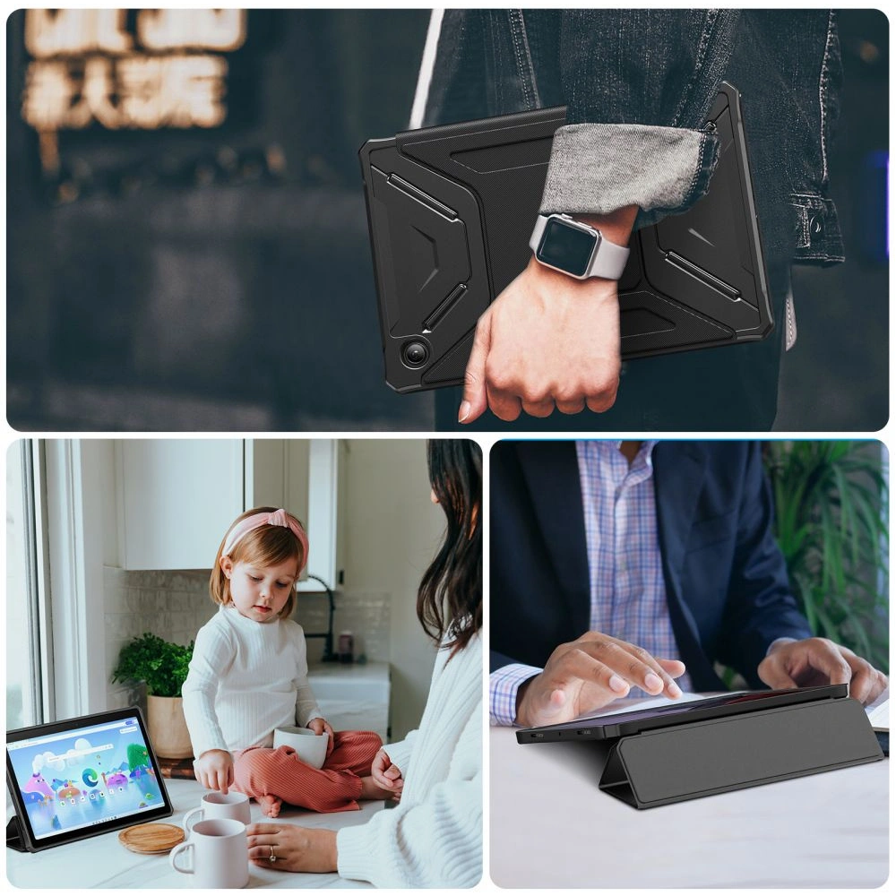 Etui Infiland Rugged Folio Samsung Galaxy Tab A8 10.5 Black