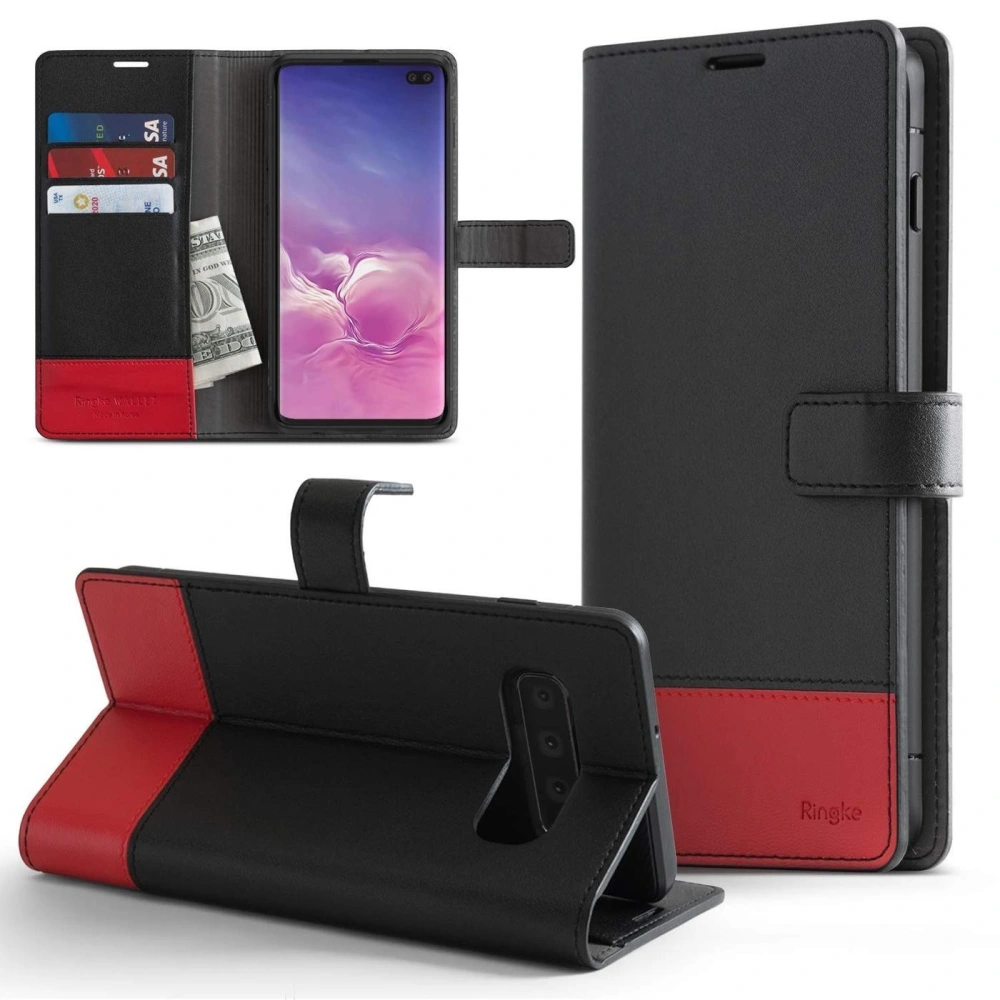 Kup Etui Ringke Wallet Samsung Galaxy S10 Plus Black & Red w najlepszej cenie w Home Screen