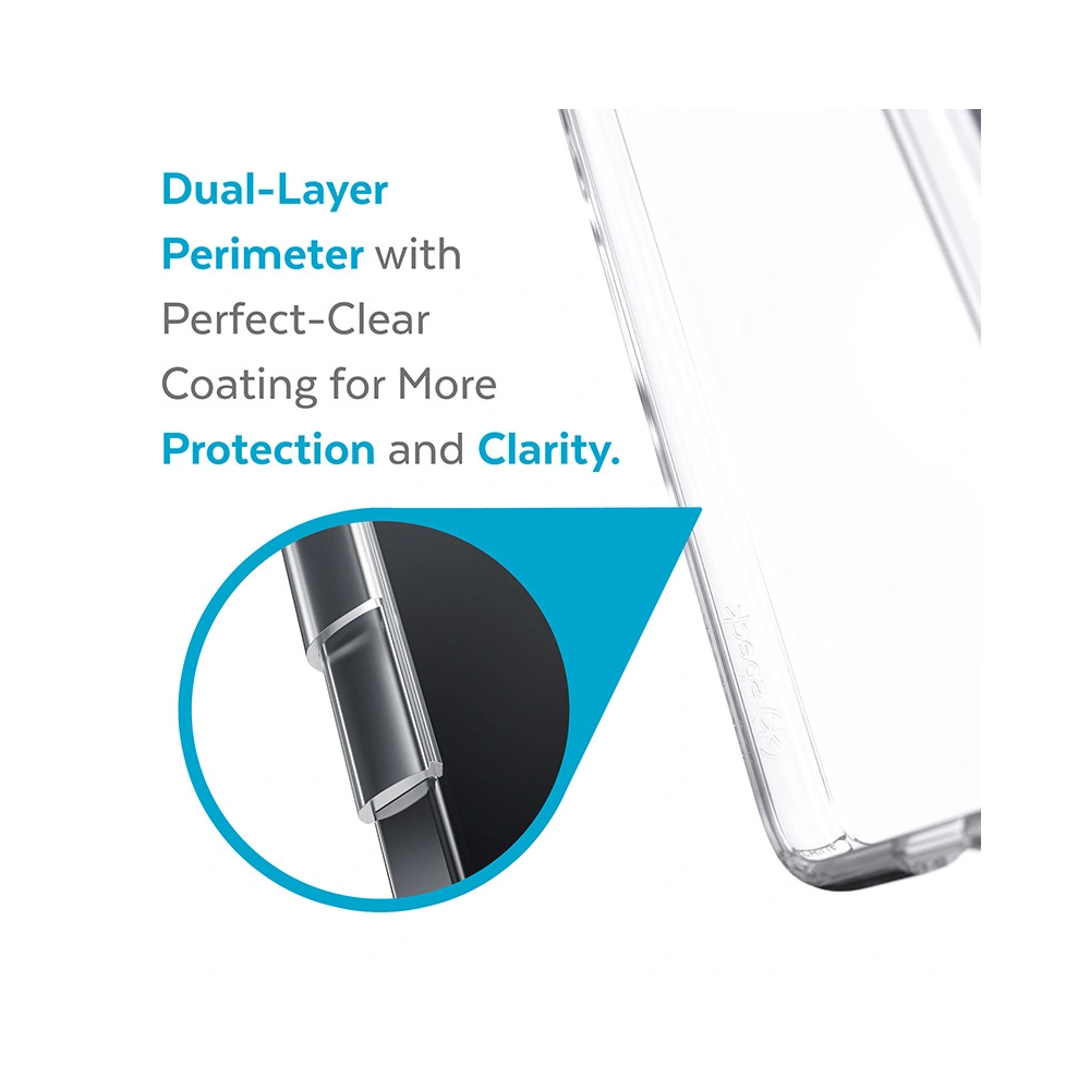 homescreen.pl - Etui Speck Presidio Perfect-Clear MICROBAN Samsung Galaxy S22 (Clear)