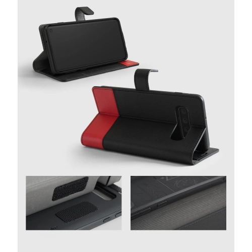 Kup Etui Ringke Wallet Samsung Galaxy S10e Fekete és Piros - RGK860BLK - {ean13} - Sklep Home Screen