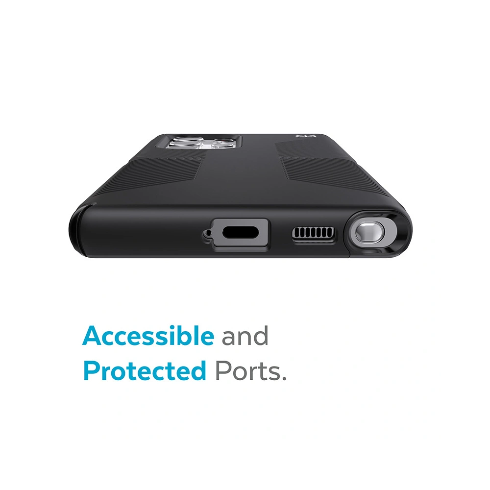 homescreen.pl - Etui Speck Presidio2 Grip MICROBAN Samsung Galaxy S22 Ultra (Black)