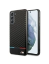 Case BMW BMHCS21FEPUCARTCBK Samsung Galaxy S21 FE schwarz/czarny Carbon