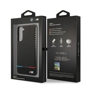 Kup Etui BMW BMHCS21FEPUCARTCBK Samsung Galaxy S21 FE black/czarny Carbon - BMW281BLK - {ean13} - Sklep Home Screen