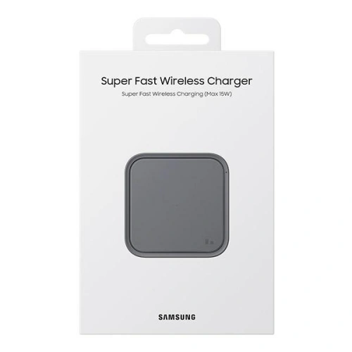 Kup Induktive Ladegerät Samsung EP-P2400TB Fast Charger 15W + Netzladegerät dunkelgrau/dark gray - SMG612GRY - {ean13} - Sklep Home Screen