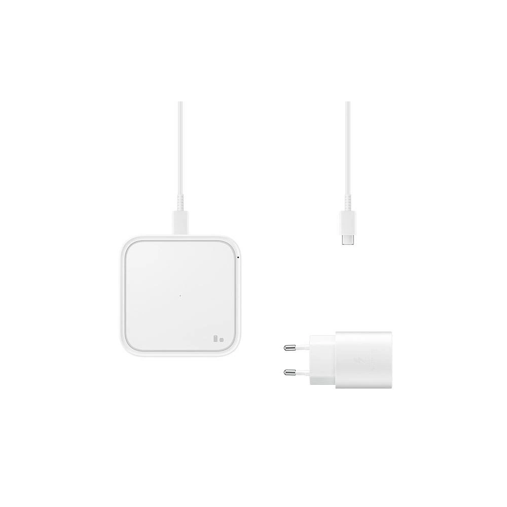 Ładowarka indukcyjna Samsung EP-P2400TW Fast Charger 15W + ładowarka sieciowa biały/white
