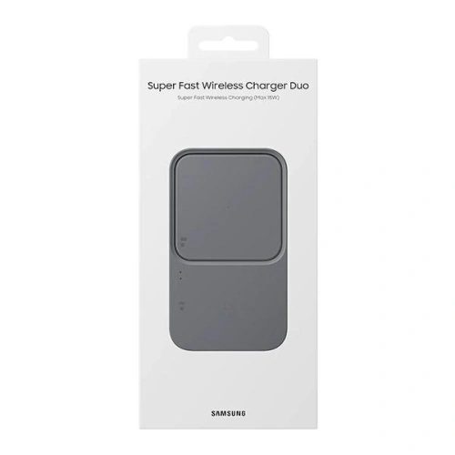 Buy Samsung EP-P5400BB Wireless Charger Duo dark gray - SMG614GRY - {ean13} - Home Screen Store Europe