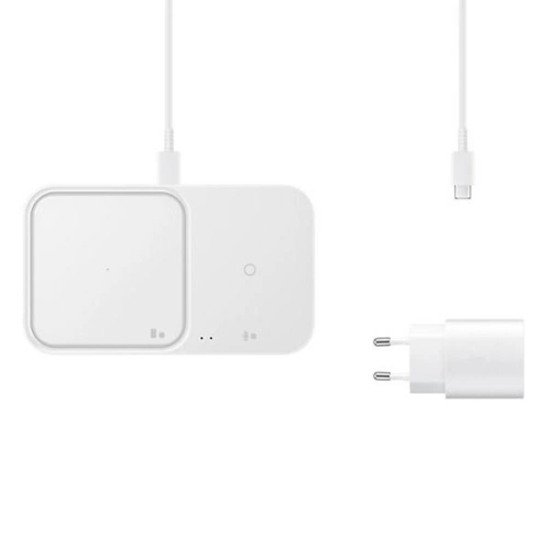 Kup Indukční nabíječka Samsung EP-P5400TW + síťová nabíječka bílá/white Duo - SMG617WHT - {ean13} - Sklep Home Screen