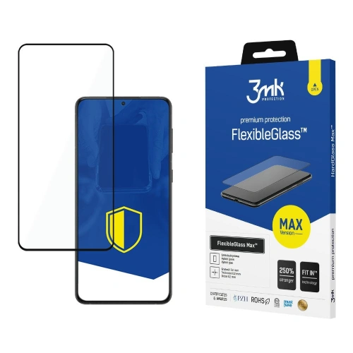 Kup Hibrid üveg 3MK FlexibleGlass Max Samsung Galaxy S22 fekete - 3MK2487BLK - {ean13} - Sklep Home Screen
