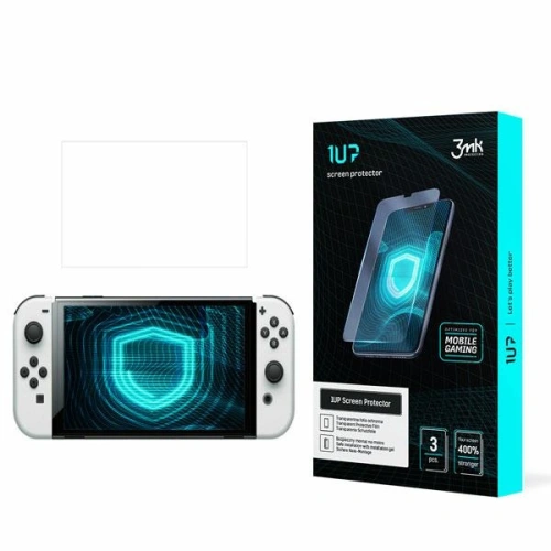 Kup Folia de protecție pentru jucători 3MK 1UP Nintendo Switch Oled [3 PACK] - 3MK2502 - {ean13} - Sklep Home Screen