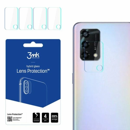 Kup Hibrid üveg a fényképezőgép lencséjéhez 3MK Lencsevédő Oppo Reno 6 Lite [4 PACK] - 3MK2511 - {ean13} - Sklep Home Screen