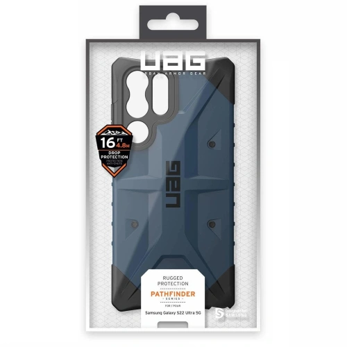 Kup Etui UAG Urban Armor Gear Pathfinder Samsung Galaxy S22 Ultra (niebieska) - UAG927BLU - {ean13} - Sklep Home Screen