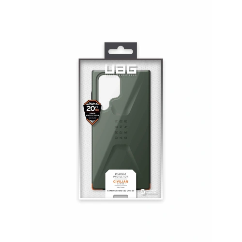 Kup Case UAG Urban Armor Gear Civilian Samsung Galaxy S22 Ultra (grün) - UAG917GRN - {ean13} - Sklep Home Screen