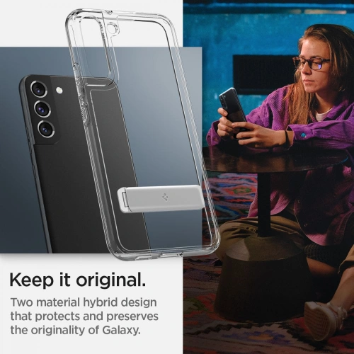 Kup Case Spigen Ultra Hybrid S Samsung Galaxy S22+ Plus Crystal Clear - SPN2118CL - {ean13} - Sklep Home Screen