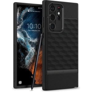 homescreen.pl - Etui Caseology Parallax Samsung Galaxy S22 Ultra Matte Black