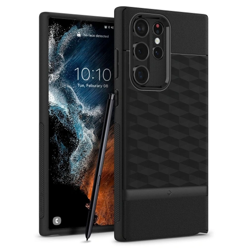 Kup Etui Caseology Parallax Samsung Galaxy S22 Ultra Negru Mat - CSL042BLK - {ean13} - Sklep Home Screen