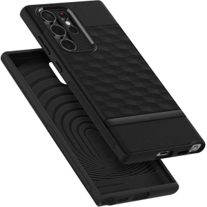 Kup Etui Caseology Parallax Samsung Galaxy S22 Ultra Matte Black - CSL042BLK - {ean13} - Sklep Home Screen