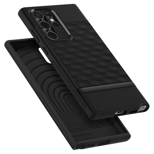 Kup Etui Caseology Parallax Samsung Galaxy S22 Ultra Negru Mat - CSL042BLK - {ean13} - Sklep Home Screen