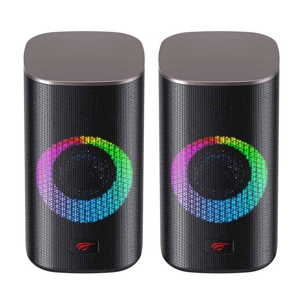 Głośniki komputerowe 2.0 Havit SK212 Bluetooth RGB