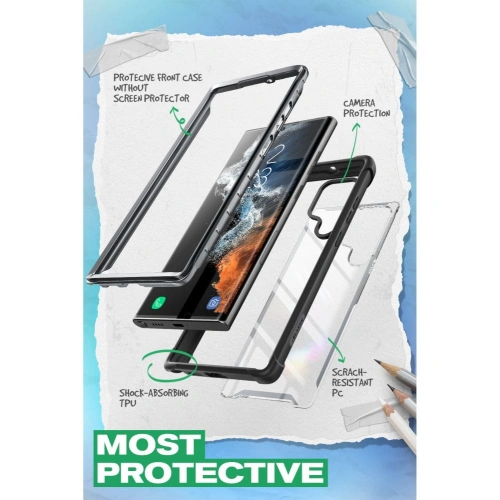 Kup Etui Supcase IBLSN Ares Samsung Galaxy S22 Ultra Fekete - SPC233BLK - {ean13} - Sklep Home Screen