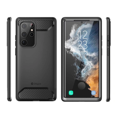 Kup Etui Supcase Clayco Xenon Samsung Galaxy S22 Ultra Negru - SPC236BLK - {ean13} - Sklep Home Screen
