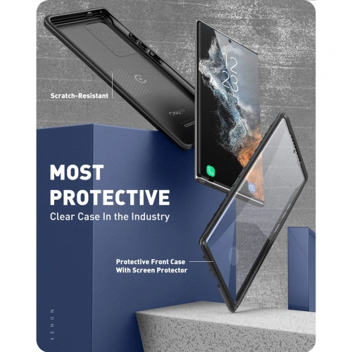 Kup Etui Supcase Clayco Xenon Samsung Galaxy S22 Ultra Negru - SPC236BLK - {ean13} - Sklep Home Screen