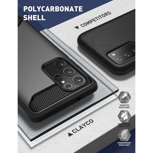 Kup Case Supcase Clayco Xenon Samsung Galaxy S22 Ultra Schwarz - SPC236BLK - {ean13} - Sklep Home Screen