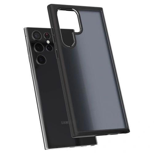 Kup Etui Spigen Ultra Hybrid Samsung Galaxy S22 Ultra Frost Fekete - SPN2126FROBLK - {ean13} - Sklep Home Screen