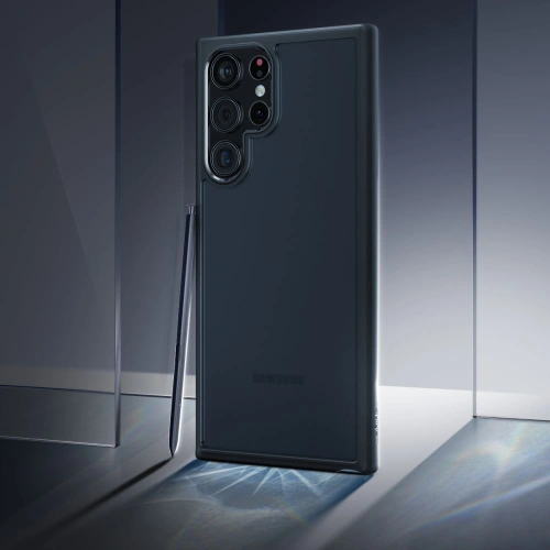 Kup Etui Spigen Ultra Hybrid Samsung Galaxy S22 Ultra Frost Fekete - SPN2126FROBLK - {ean13} - Sklep Home Screen