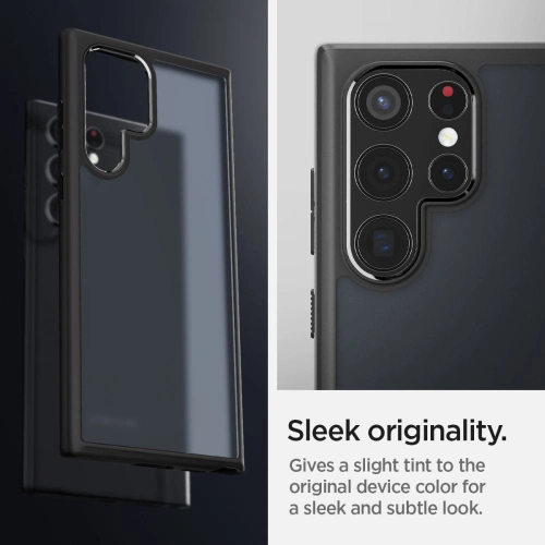 Kup Etui Spigen Ultra Hybrid Samsung Galaxy S22 Ultra Frost Fekete - SPN2126FROBLK - {ean13} - Sklep Home Screen
