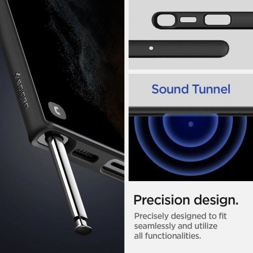 Kup Etui Spigen Ultra Hybrid Samsung Galaxy S22 Ultra Frost Fekete - SPN2126FROBLK - {ean13} - Sklep Home Screen