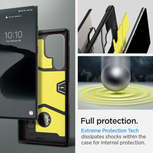 Kup Etui Spigen Tough Armor Samsung Galaxy S22 Ultra Gunmetal - SPN2128GNM - {ean13} - Sklep Home Screen