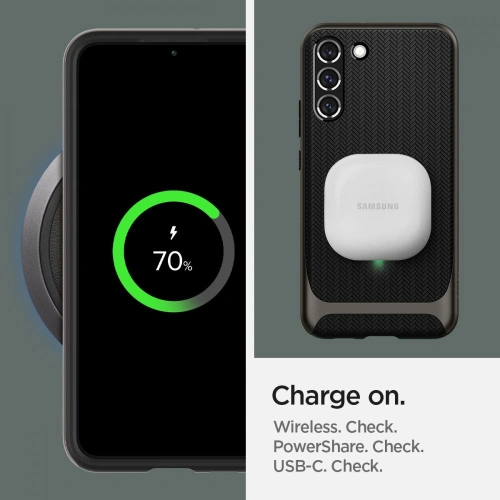 Buy Spigen Neo Hybrid Samsung Galaxy S22 Gunmetal - SPN2129GNM - {ean13} - Home Screen Store Europe