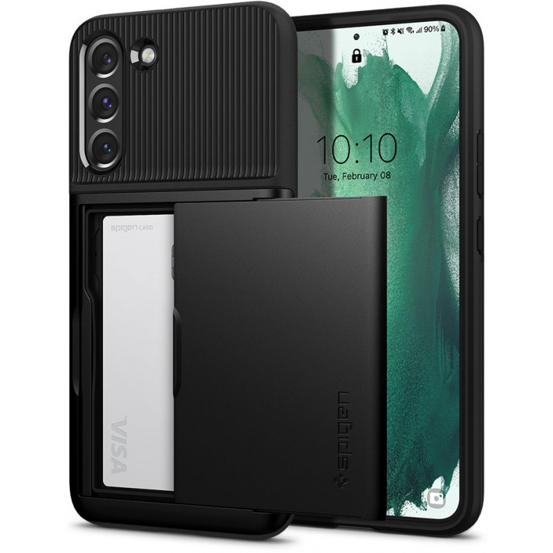 homescreen.pl - Etui Spigen Slim Armor CS Samsung Galaxy S22+ Plus Black