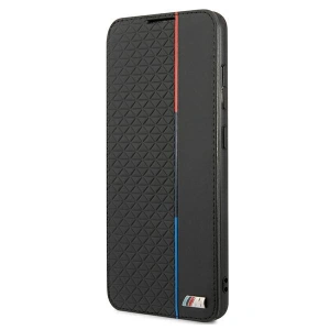 Kup Etui BMW BMBKS21FETRTBK Samsung Galaxy S21 FE negru/black bookcase M Collection Triangles - BMW282BLK - {ean13} - Sklep Home Screen