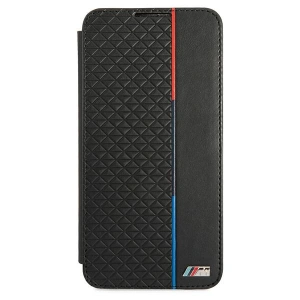 Kup Etui BMW BMBKS21FETRTBK Samsung Galaxy S21 FE czarny/black bookcase M Collection Triangles - BMW282BLK - {ean13} - Sklep Home Screen