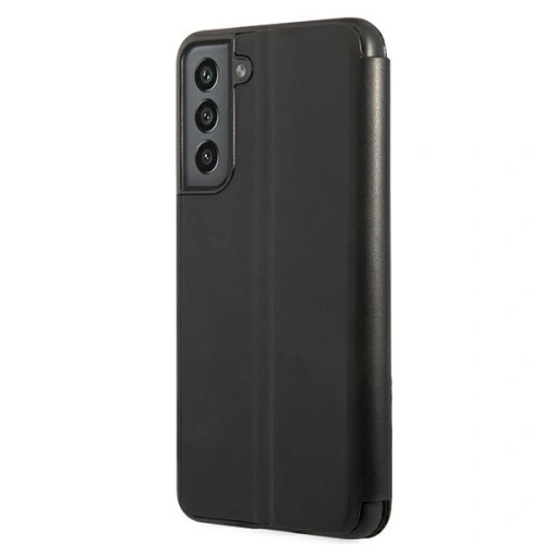Kup Case BMW BMBKS21FETRTBK Samsung Galaxy S21 FE schwarz/black Buchhülle M Collection Triangles - BMW282BLK - {ean13} - Sklep Home Screen