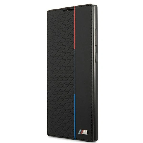 Kup Etui BMW BMBKS22LTRTBK Samsung Galaxy S22 Ultra negru/black bookcase M Collection Triangles - BMW283BLK - {ean13} - Sklep Home Screen