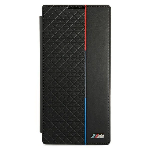 Kup Etui BMW BMBKS22LTRTBK Samsung Galaxy S22 Ultra negru/black bookcase M Collection Triangles - BMW283BLK - {ean13} - Sklep Home Screen