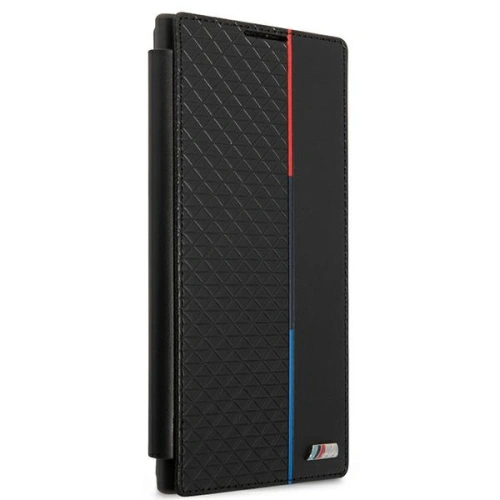 Kup Etui BMW BMBKS22LTRTBK Samsung Galaxy S22 Ultra negru/black bookcase M Collection Triangles - BMW283BLK - {ean13} - Sklep Home Screen