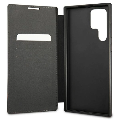 Kup Etui BMW BMBKS22LTRTBK Samsung Galaxy S22 Ultra negru/black bookcase M Collection Triangles - BMW283BLK - {ean13} - Sklep Home Screen