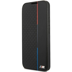 homescreen.pl - Etui BMW BMBKS22MTRTBK Samsung Galaxy S22+ Plus czarny/black bookcase M Collection Triangles