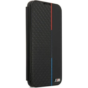 homescreen.pl - Etui BMW BMBKS22MTRTBK Samsung Galaxy S22+ Plus czarny/black bookcase M Collection Triangles