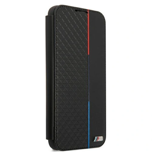 Kup Etui BMW BMBKS22MTRTBK Samsung Galaxy S22+ Plus fekete/bookcase M Collection Triangles - BMW284BLK - {ean13} - Sklep Home Screen