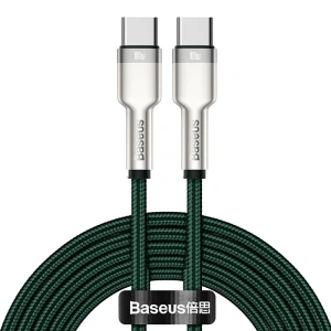 USB-C to USB-C kábel Baseus Cafule, 100W, 2m (zöld)