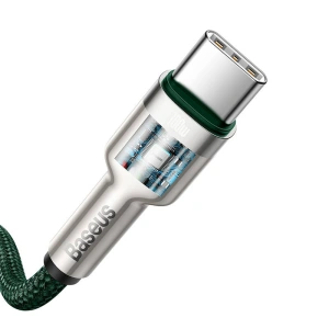 USB-C zu USB-C Baseus Cafule, 100W, 2m (grün)