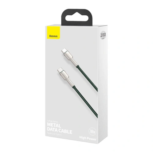 Kup USB-C zu USB-C Baseus Cafule, 100W, 2m (grün) - BSU3091GRN - {ean13} - Sklep Home Screen