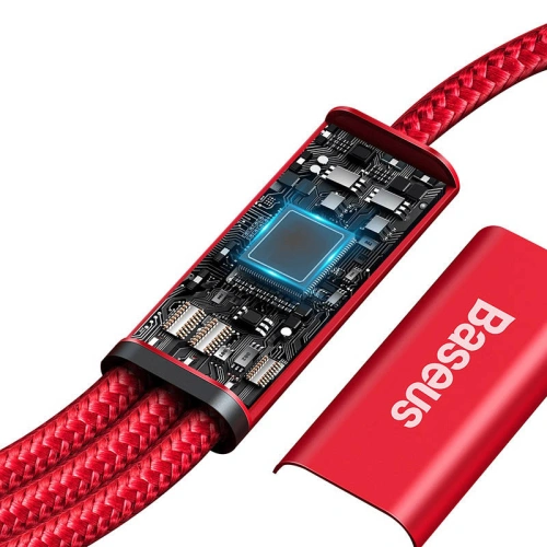 Buy Baseus Rapid Series 3-in-1 cable USB-C micro USB / Lightning / USB-C, 20W, 1.5m (red) - BSU3093RED - {ean13} - Home Screen Store Europe